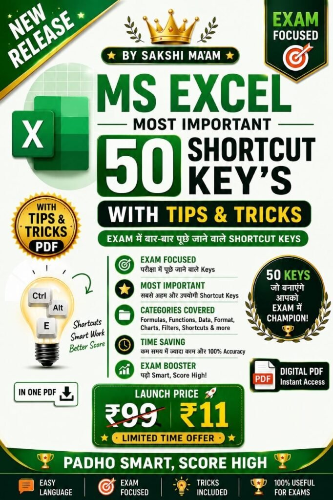 MS Excel Shortcut Master